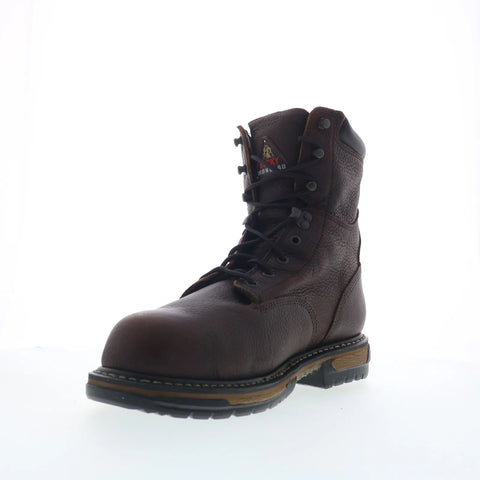 Rocky Steel Toe Waterproof 6693 Mens Brown Wide Leather Work & Safety Boots