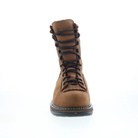 Rocky Steel Toe Waterproof 6698 Mens Brown Wide Leather Work & Safety Boots