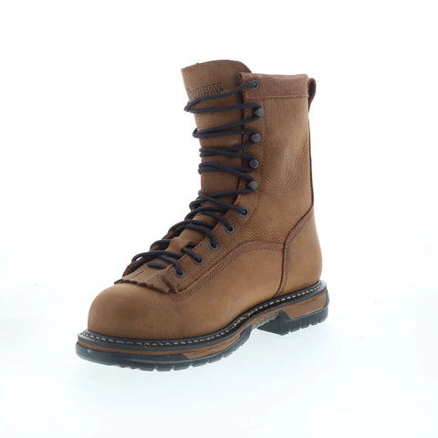 Rocky Steel Toe Waterproof 6698 Mens Brown Wide Leather Work & Safety Boots