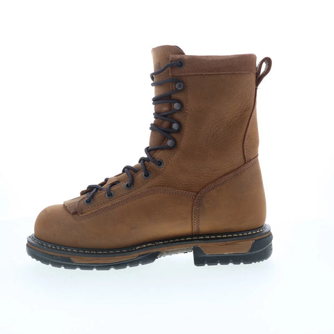 Rocky Steel Toe Waterproof 6698 Mens Brown Wide Leather Work & Safety Boots