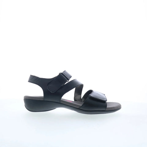 Ros Hommerson Marilyn Womens Black Extra Wide Slingback Sandals Shoes