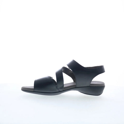 Ros Hommerson Marilyn Womens Black Extra Wide Slingback Sandals Shoes
