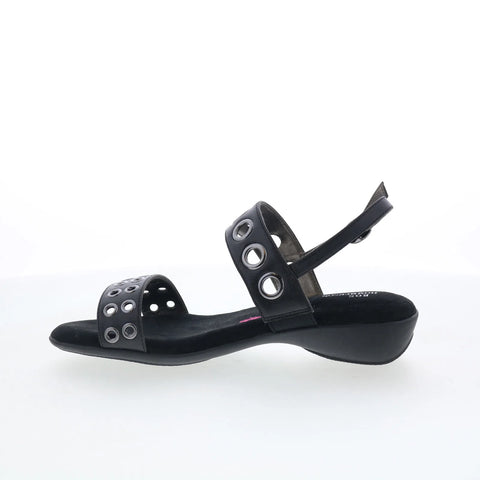 Ros Hommerson Meredith 67030-10 Womens Black Narrow Slingback Sandals Shoes