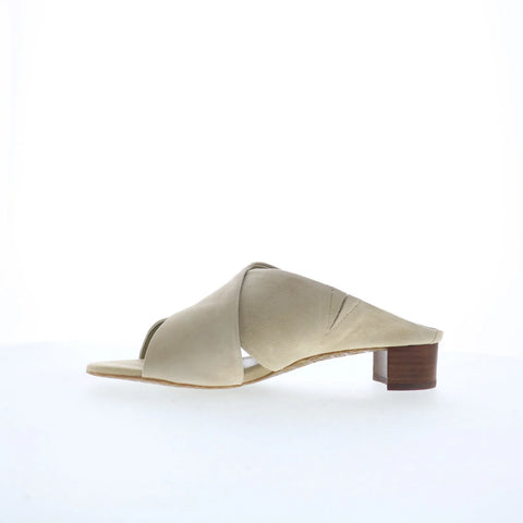 Ros Hommerson Va Va Voom 67033-34 Womens Beige Extra Wide Heeled Sandals Shoes