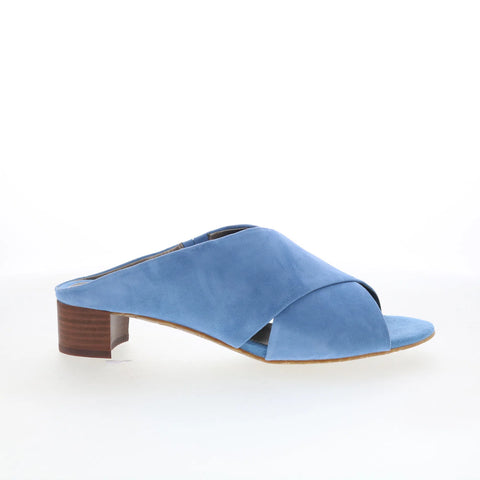 Ros Hommerson Va Va Voom 67033-4F Womens Blue Wide Heeled Sandals Shoes