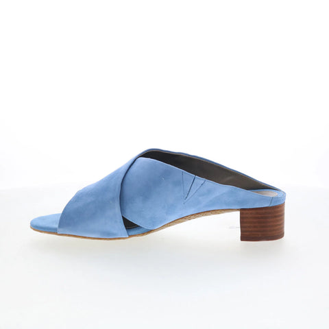 Ros Hommerson Va Va Voom 67033-4F Womens Blue Wide Heeled Sandals Shoes