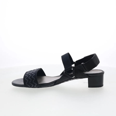 Ros Hommerson Virtual 67034-10 Womens Black Leather Slingback Sandals Shoes