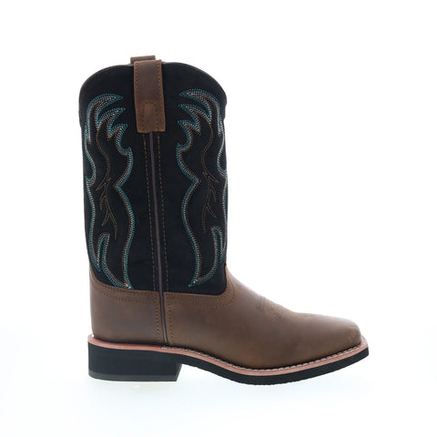 Smoky Mountain Boots Alex 6820 Womens Brown Leather Slip On Western Boots
