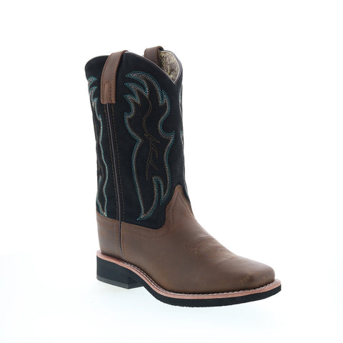 Smoky Mountain Boots Alex 6820 Womens Brown Leather Slip On Western Boots