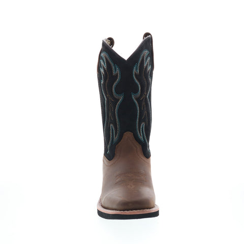 Smoky Mountain Boots Alex 6820 Womens Brown Leather Slip On Western Boots