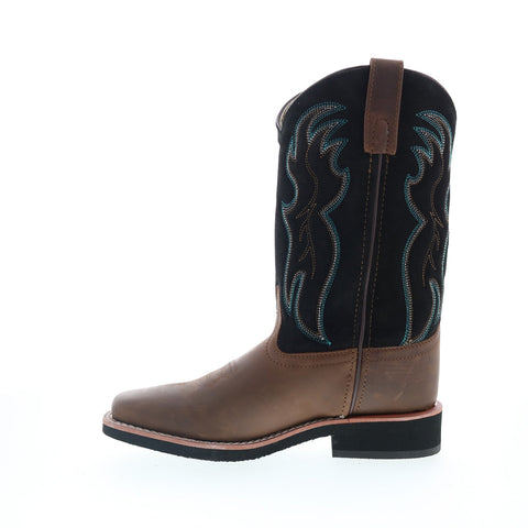 Smoky Mountain Boots Alex 6820 Womens Brown Leather Slip On Western Boots