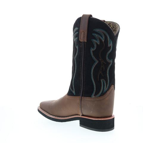 Smoky Mountain Boots Alex 6820 Womens Brown Leather Slip On Western Boots