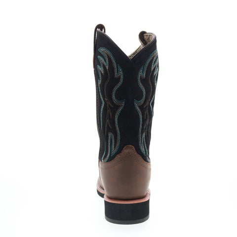 Smoky Mountain Boots Alex 6820 Womens Brown Leather Slip On Western Boots