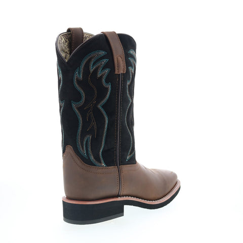 Smoky Mountain Boots Alex 6820 Womens Brown Leather Slip On Western Boots