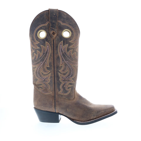 Smoky Mountain Boots Wilma 6864 Womens Brown Leather Slip On Western Boots