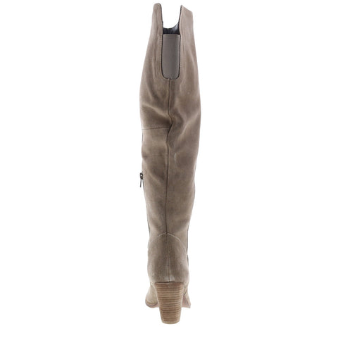 Diba True Money Maker 68718 Womens Brown Suede Slip On Knee High Boots