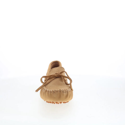 Minnetonka Classic Driver 698T Womens Brown Suede Loafer Flats Shoes