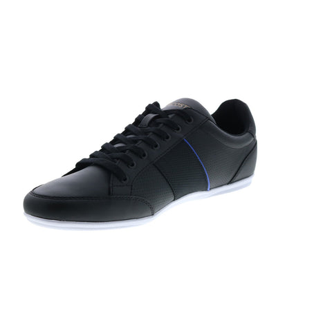 Lacoste Nivolor 0721 1 P CMA Mens Black Leather Lifestyle Sneakers Shoes