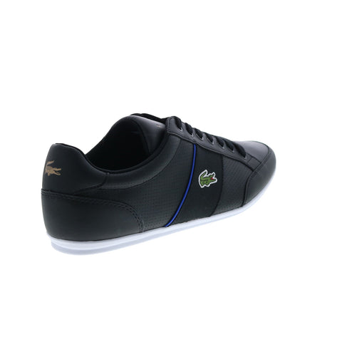 Lacoste Nivolor 0721 1 P CMA Mens Black Leather Lifestyle Sneakers Shoes