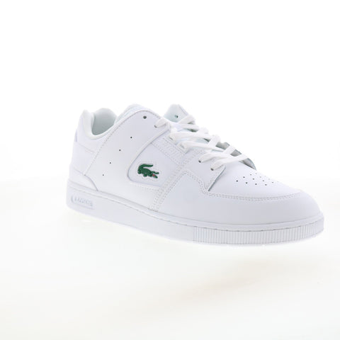 Lacoste Court Cage 0721 1 SMA Mens White Leather Lifestyle Sneakers Shoes
