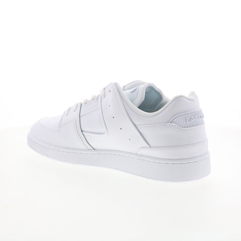 Lacoste Court Cage 0721 1 SMA Mens White Leather Lifestyle Sneakers Shoes