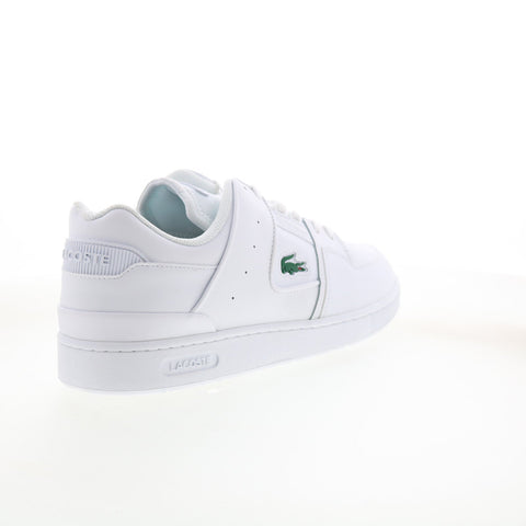 Lacoste Court Cage 0721 1 SMA Mens White Leather Lifestyle Sneakers Shoes