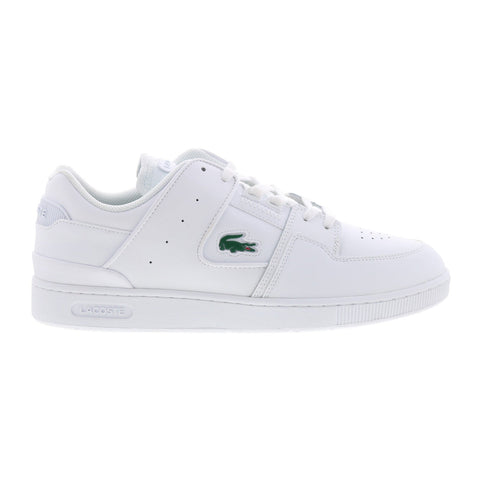 Lacoste Court Cage 0721 1 SMA Mens White Leather Lifestyle Sneakers Shoes