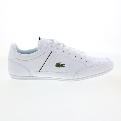Lacoste Chaymon 0121 1 CMA Mens White Synthetic Lifestyle Sneakers Shoes