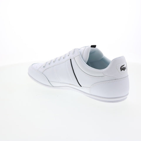 Lacoste Chaymon 0121 1 CMA Mens White Synthetic Lifestyle Sneakers Shoes