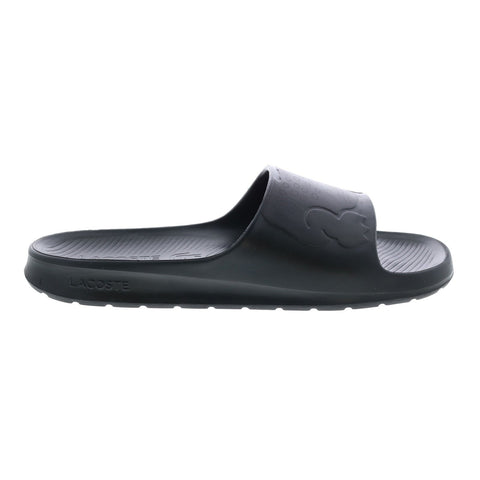 Lacoste Croco 2.0 1122 1 Cma Mens Black Synthetic Slides Sandals Shoes