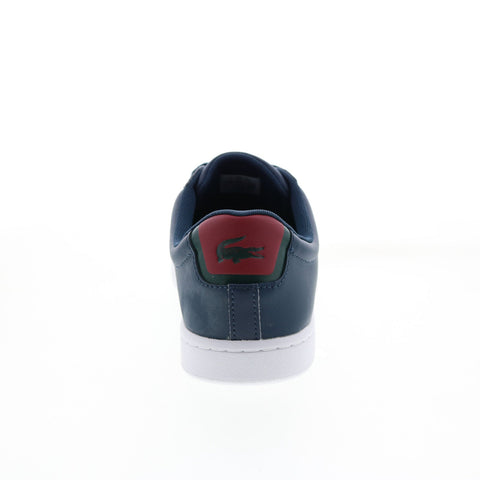 Lacoste Carnaby EVO CGR 2224 Mens Blue Leather Lifestyle Sneakers Shoes