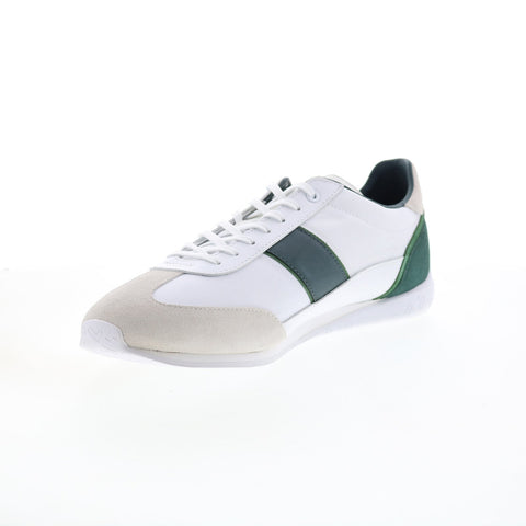 Lacoste Angular 123 4 CMA Mens White Canvas Lifestyle Sneakers Shoes