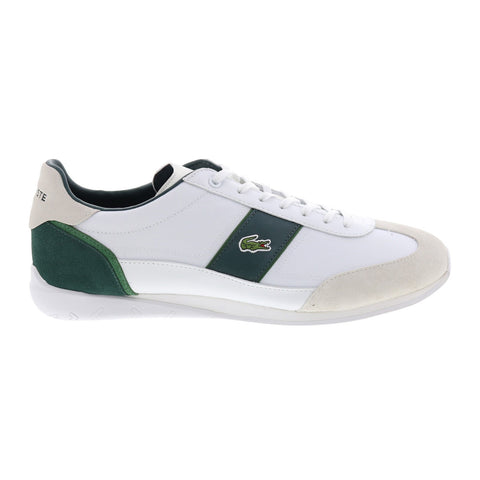 Lacoste Angular 123 4 CMA Mens White Canvas Lifestyle Sneakers Shoes ...