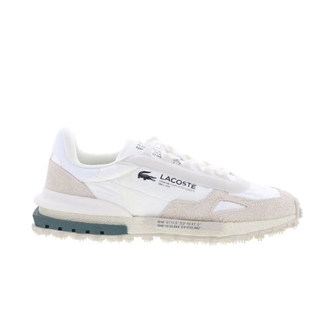Lacoste Elite Active 223 1 SMA Mens White Leather Lifestyle Sneakers Shoes