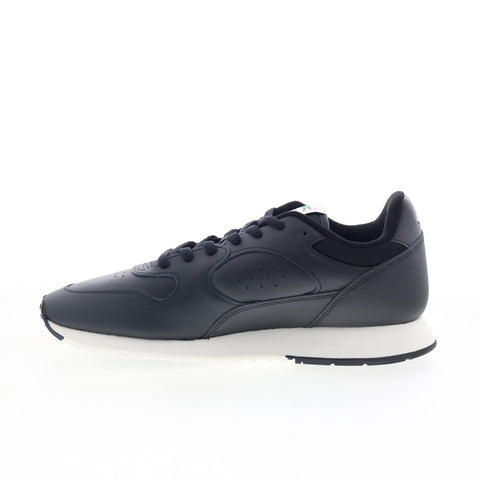 Lacoste Linetrack 2231 SMA Mens Black Leather Lifestyle Sneakers Shoes