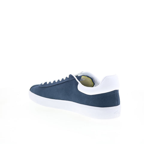 Lacoste Baseshot 223 1 SMA Mens Blue Leather Lifestyle Sneakers Shoes