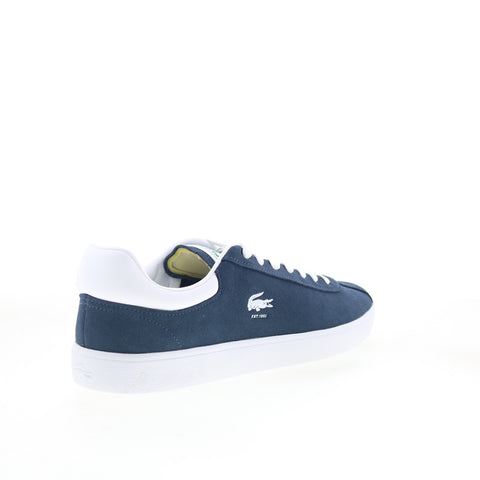 Lacoste Baseshot 223 1 SMA Mens Blue Leather Lifestyle Sneakers Shoes