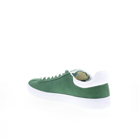 Lacoste Baseshot 223 1 SMA Mens Green Leather Lifestyle Sneakers Shoes