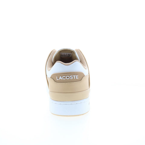 Lacoste Court Cage 124 1 SMA Mens Brown Leather Lifestyle Sneakers Shoes