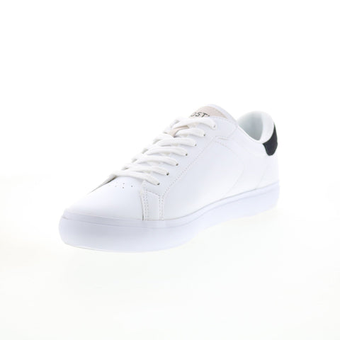 Lacoste Powercourt 124 2 SMA Mens White Leather Lifestyle Sneakers Shoes