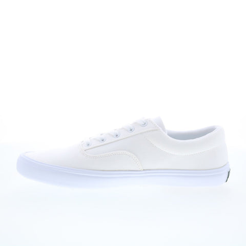 Lacoste Lace Base 224 1 CMA Mens White Canvas Lifestyle Sneakers Shoes