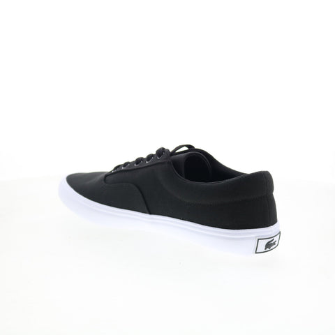 Lacoste Lace Base 224 1 CMA Mens Black Canvas Lifestyle Sneakers Shoes