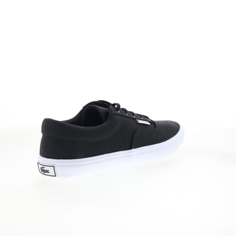 Lacoste Lace Base 224 1 CMA Mens Black Canvas Lifestyle Sneakers Shoes