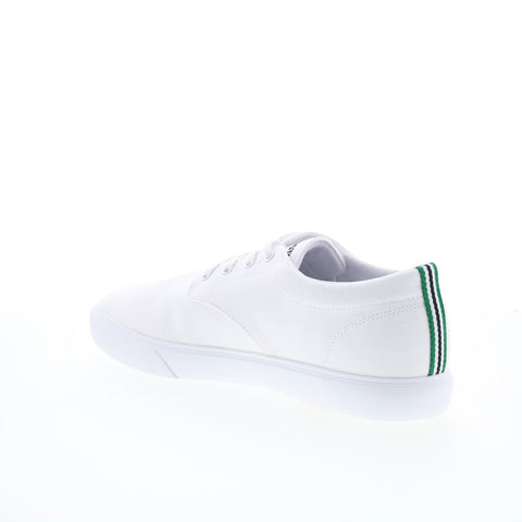 Lacoste Grip Base 224 1 CMA Mens White Canvas Lifestyle Sneakers Shoes