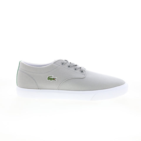 Lacoste Grip Base 224 1 CMA Mens Gray Canvas Lifestyle Sneakers Shoes