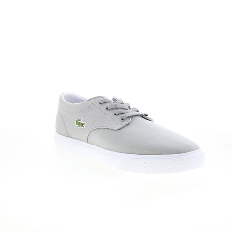 Lacoste Grip Base 224 1 CMA Mens Gray Canvas Lifestyle Sneakers Shoes