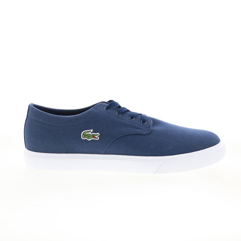Lacoste Grip Base 224 1 CMA Mens Blue Canvas Lifestyle Sneakers Shoes
