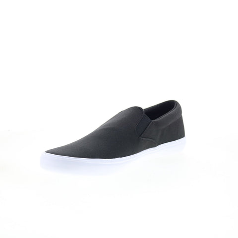 Lacoste Slip-On Base 224 1 CMA Mens Black Canvas Lifestyle Sneakers Shoes