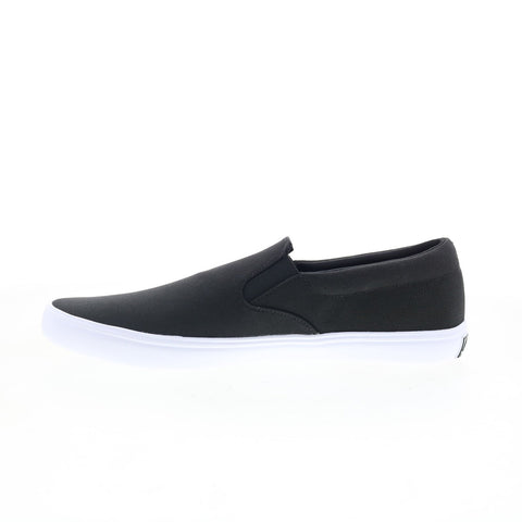 Lacoste Slip-On Base 224 1 CMA Mens Black Canvas Lifestyle Sneakers Shoes