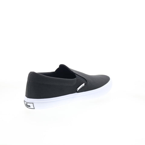 Lacoste Slip-On Base 224 1 CMA Mens Black Canvas Lifestyle Sneakers Shoes
